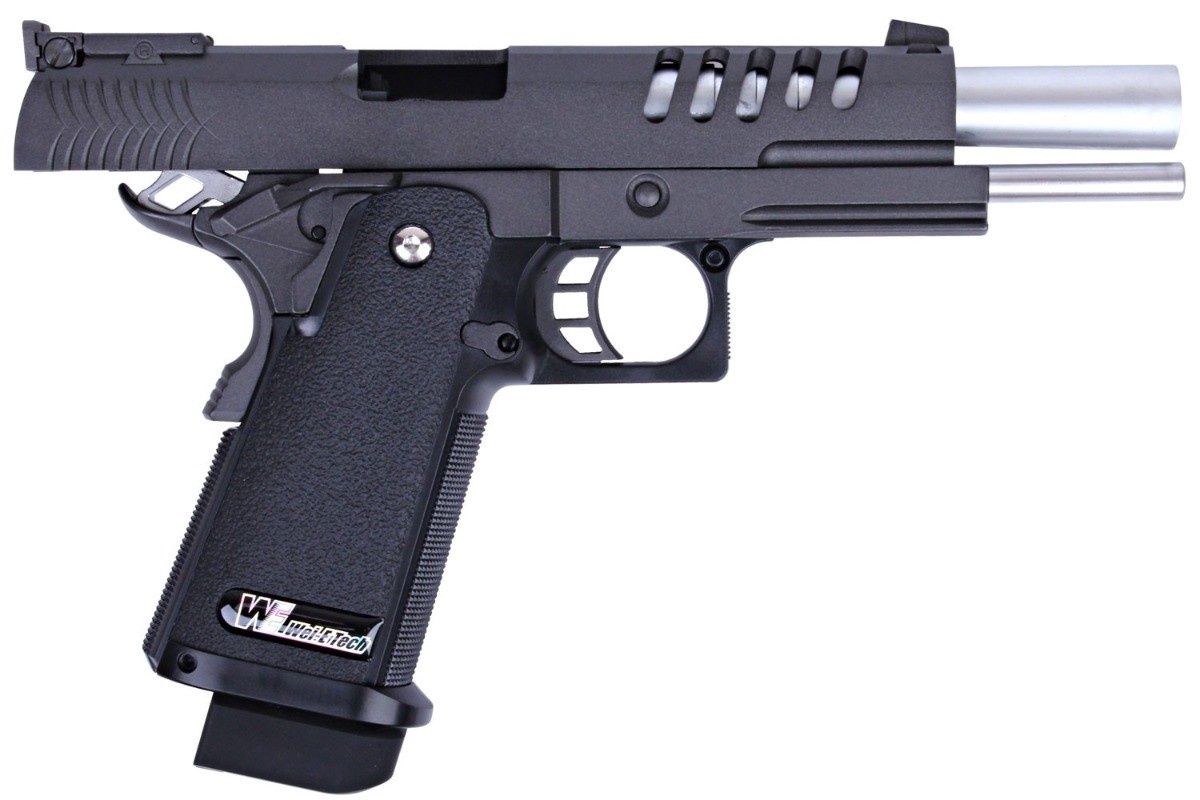 WE - Hi-Capa 5.1 Full Auto GBB Pistol (K) (Black)