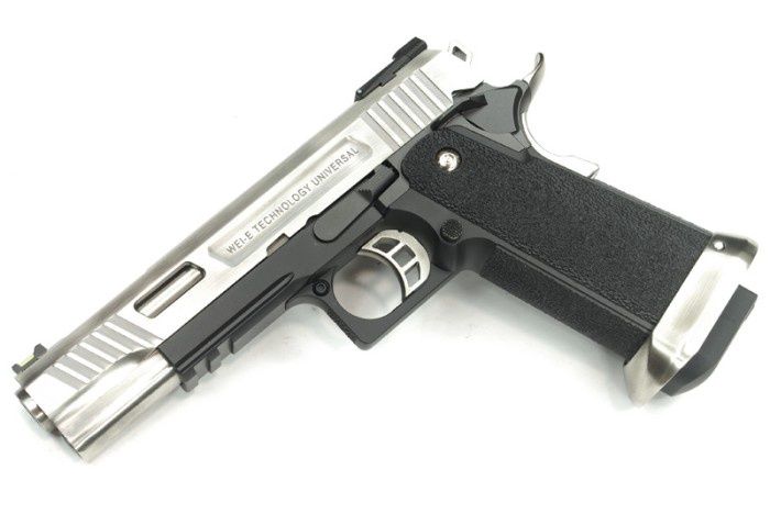 WE -  Hi-Capa 5.1 TREX Full-Auto GBB Pistol (Silver|Black)