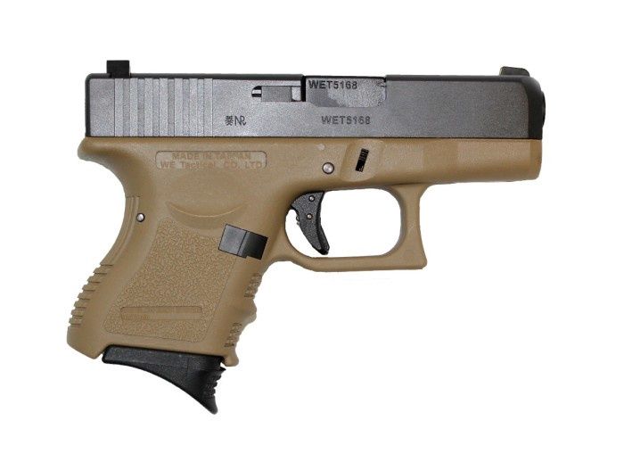 WE - EU27 GBB Pistol (Black|Tan)