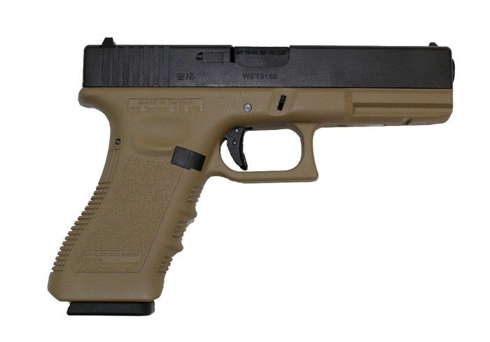 WE - EU8 V3 GBB Pistol (Black|Tan)