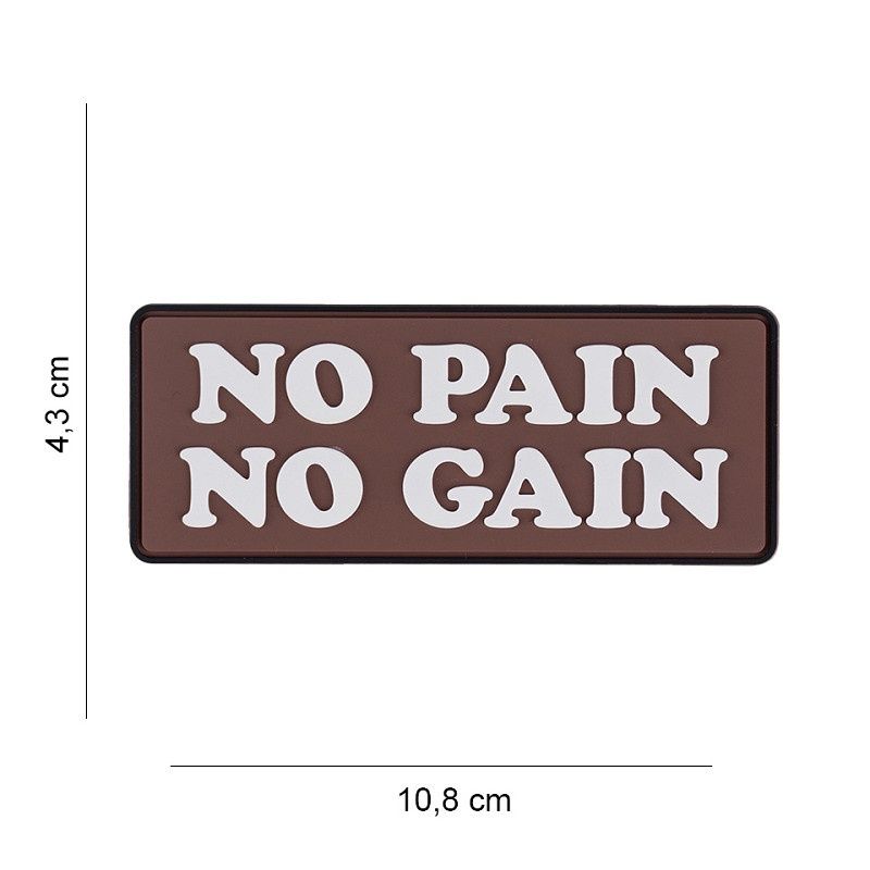 101 INC - Patch 3D PVC No pain No Gain