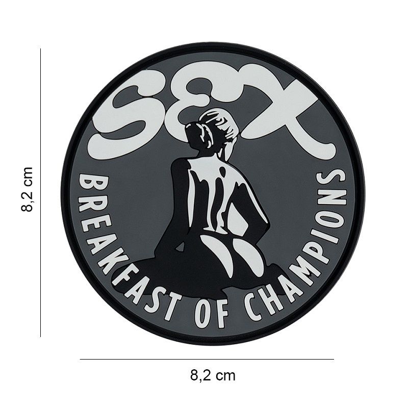 101 INC - Patch 3D PVC Sex-breakfast of champions