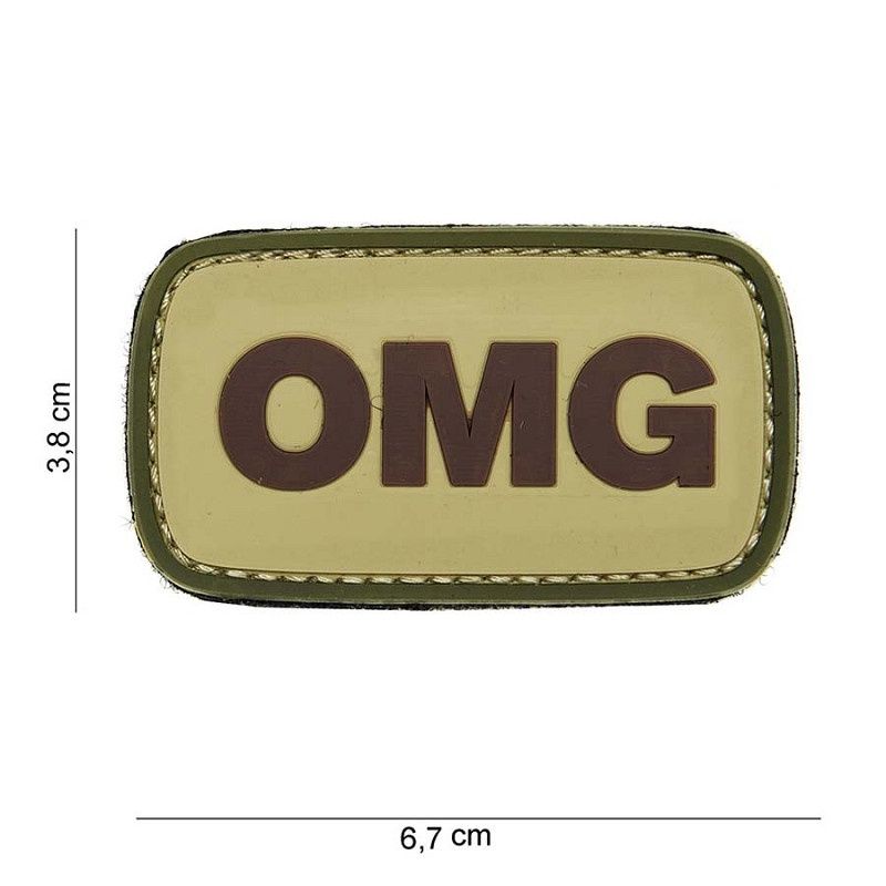 101 INC - Patch 3D PVC OMG