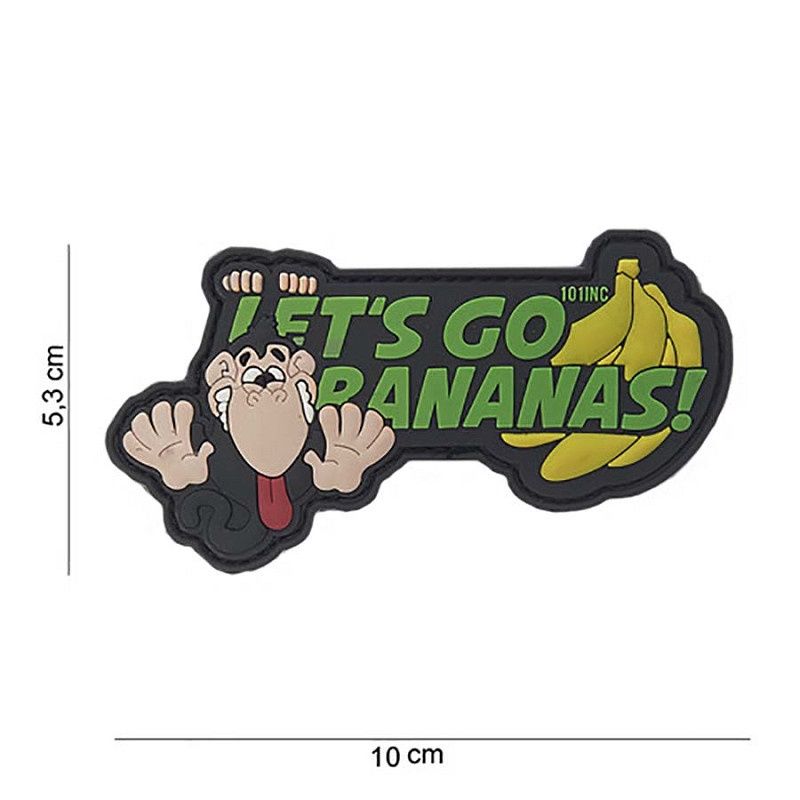 101 INC - Patch 3D PVC Let's go bananas