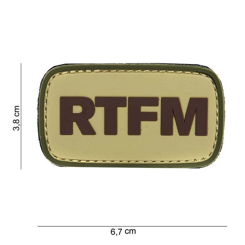 101 INC - Patch 3D PVC RTFM