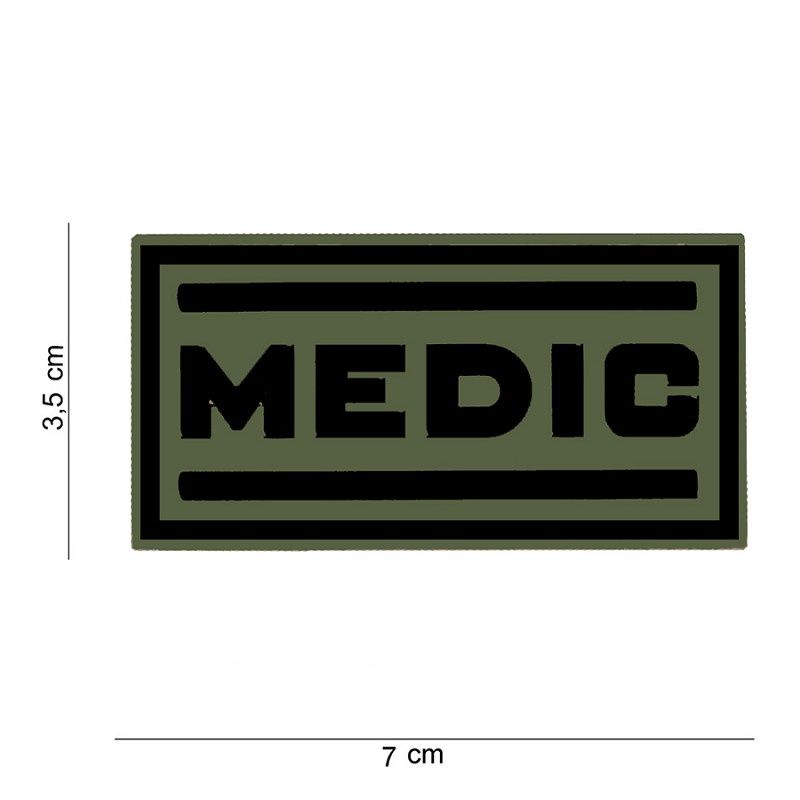 101 INC - Patch PVC medic green