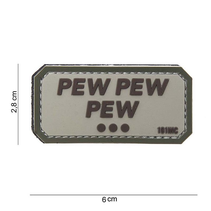 101 INC - Patch 3D PVC Pew pew pew
