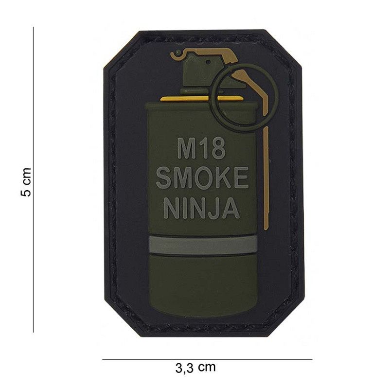 101 INC - Patch 3D PVC M-18 smoke ninja