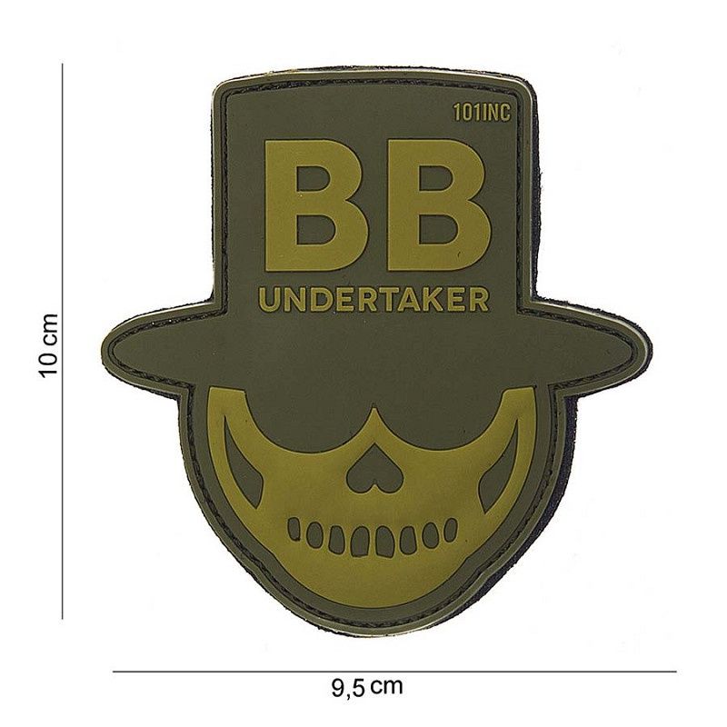 101 INC - Patch 3D PVC BB undertaker Green