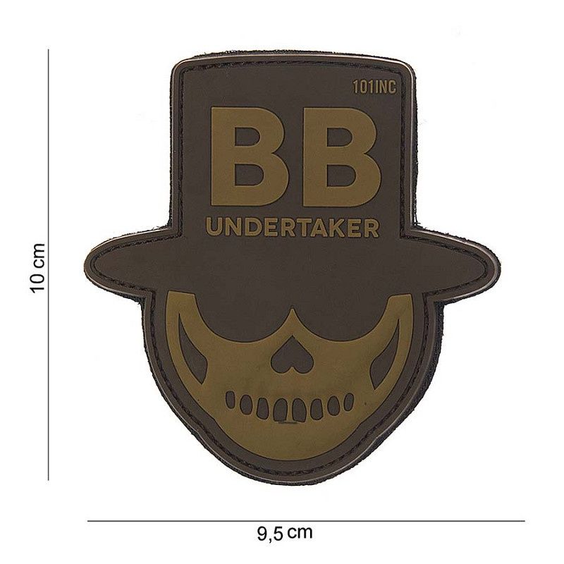 101 INC - Patch 3D PVC BB undertaker Tan