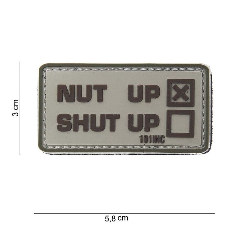 101 INC - Patch 3D PVC Nut up Tan