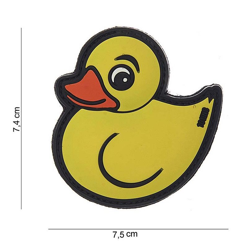 101 INC - Patch 3D PVC Rubber Duck yellow