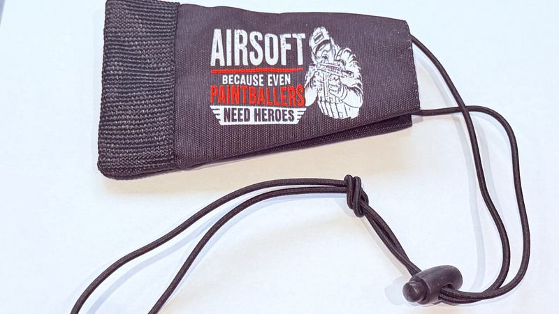 Modern Warrior - Airsoft Because Even Paintballers Need Heroes  logo Barrel Cover/Sock