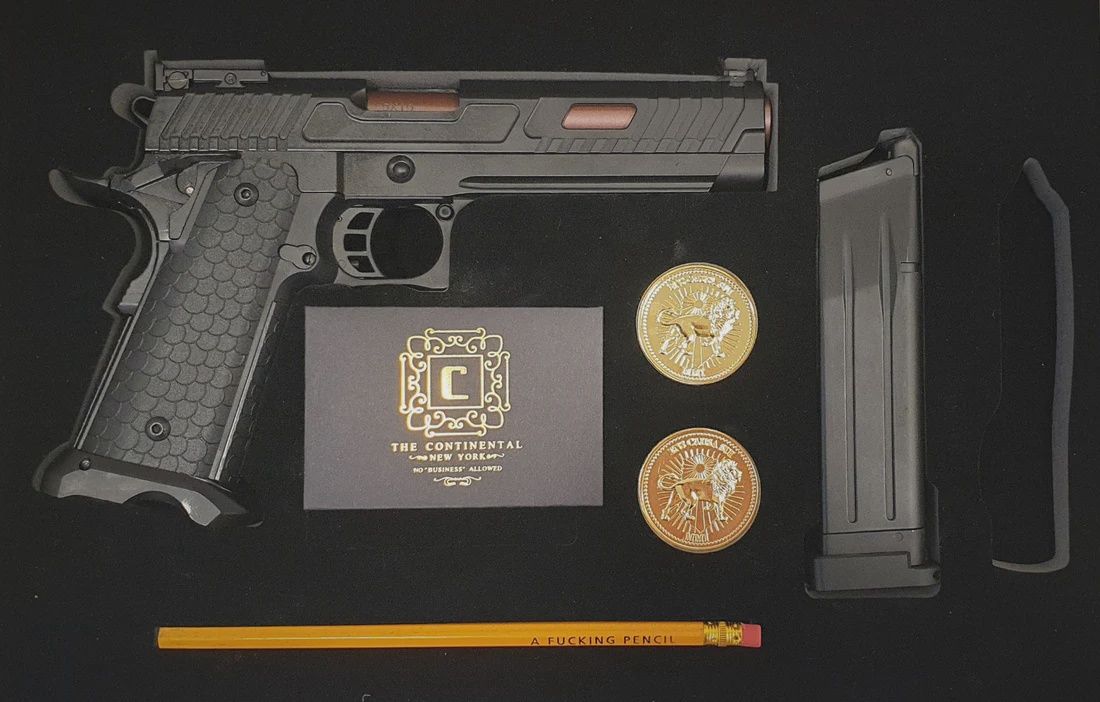 Double Bell JW3 Baba Yaga Gas Blowback Pistol with Deluxe Collector Box