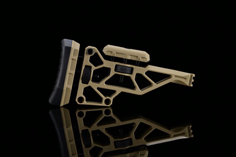 Silverback Tac-41 Nylon Recon Picatinny Stock- FDE