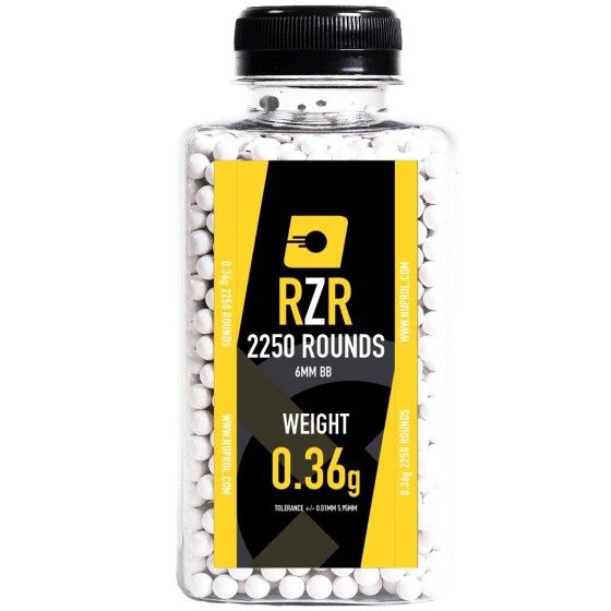 Nuprol - RZR Airsoft BBs (2250R) 0.36g