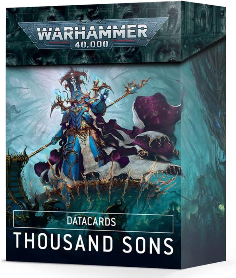 Warhammer 40k Games Workshop - Warhammer 40,000: DATACARDS: Thousand Sons (9th Edition 2021)