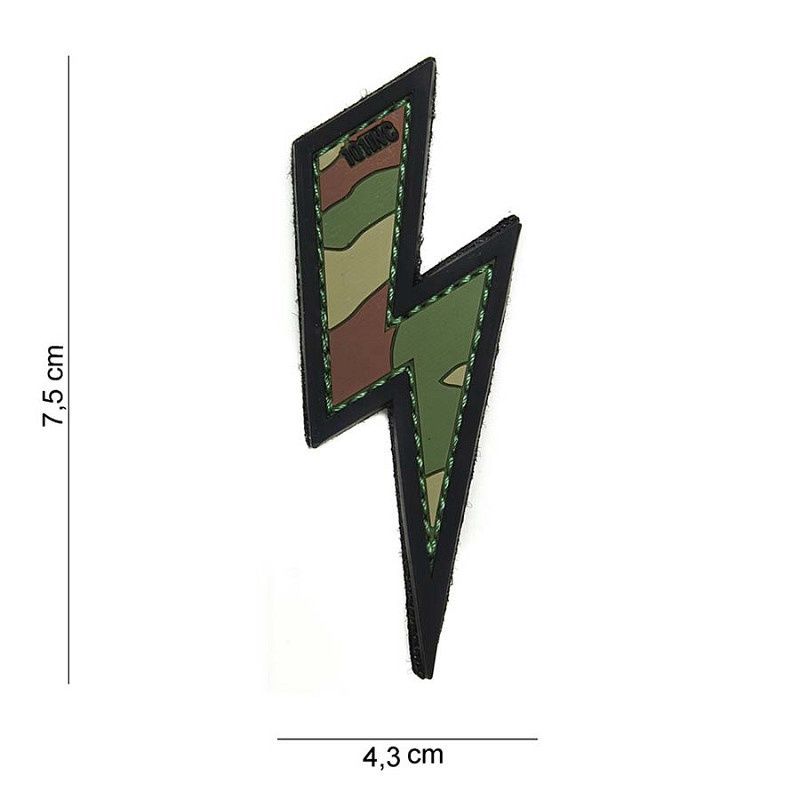 101 INC - Patch 3D PVC lightning woodland
