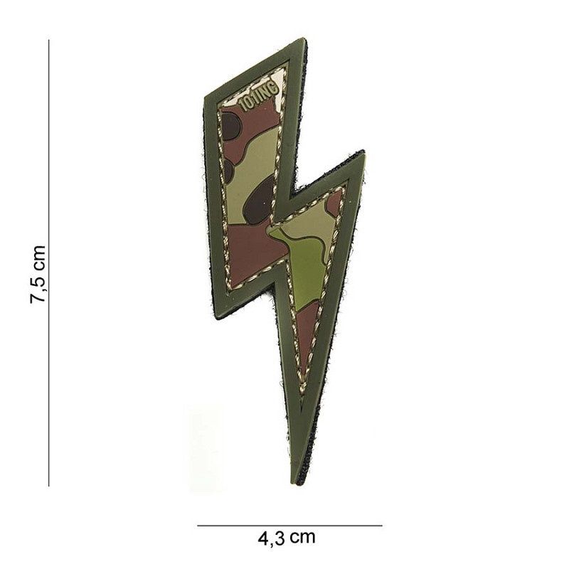 101 INC - Patch 3D PVC lightning