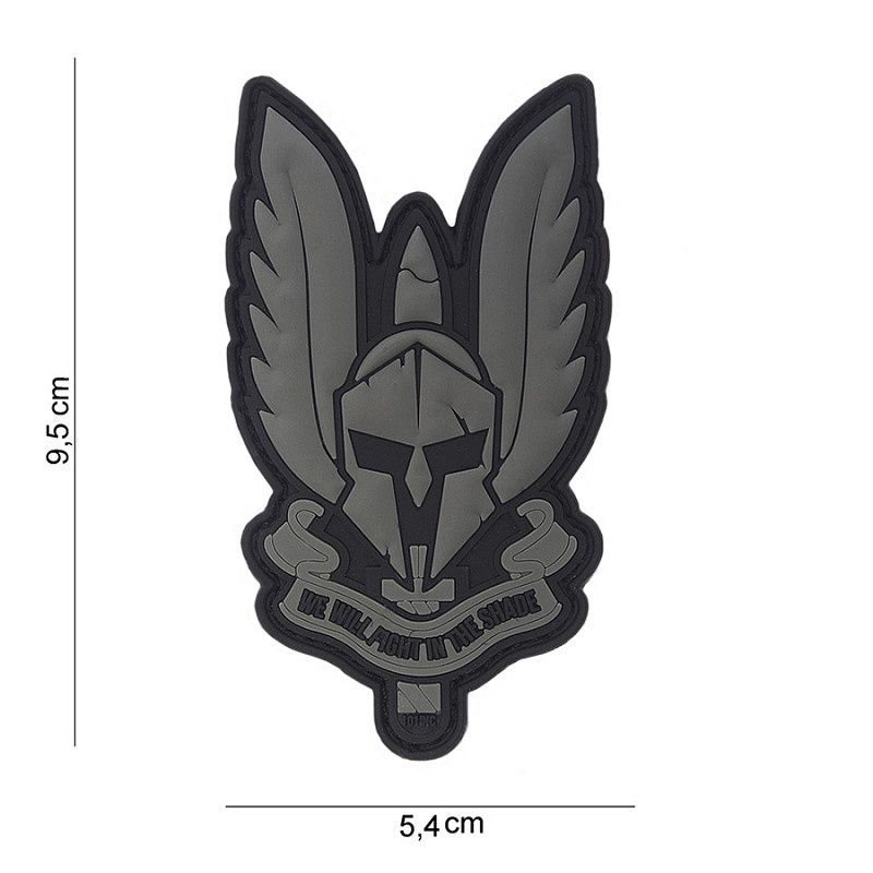 101 INC - Patch 3D PVC Spartan, Colour: Black
