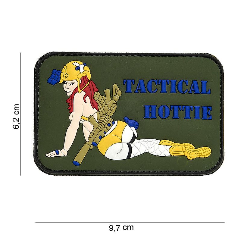 101 INC - Patch 3D PVC tactical hottie green