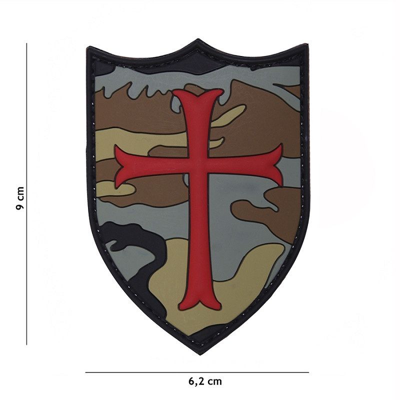 101 INC - Patch 3D PVC Crusader, Colour: Woodland