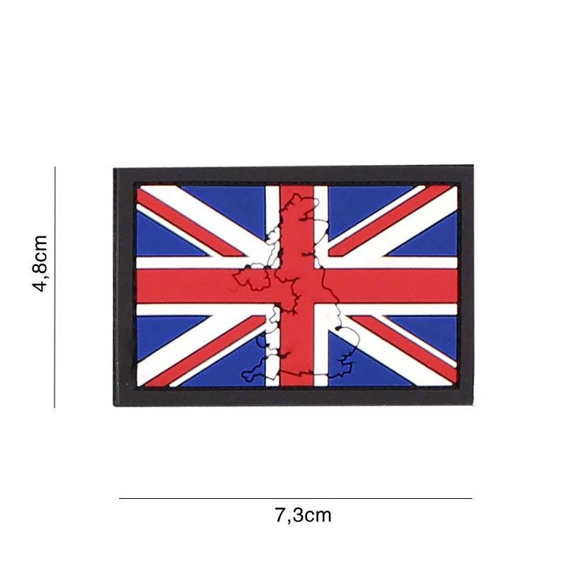 101 INC - Patch 3D PVC United Kingdom with contour