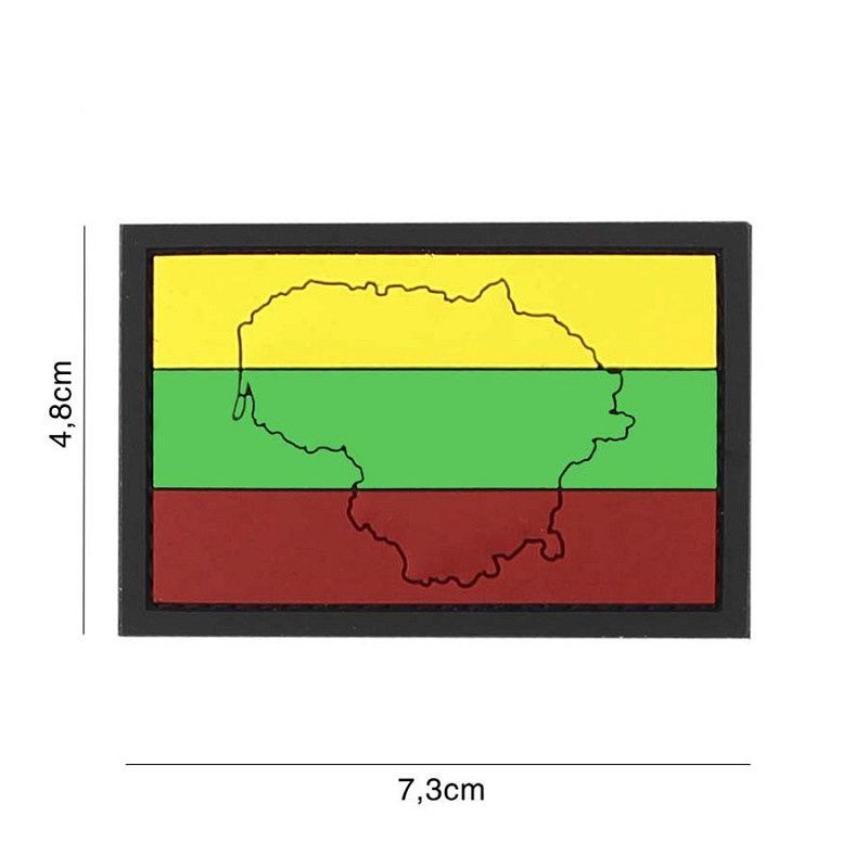 101 INC - Patch 3D PVC Lithunia with contour