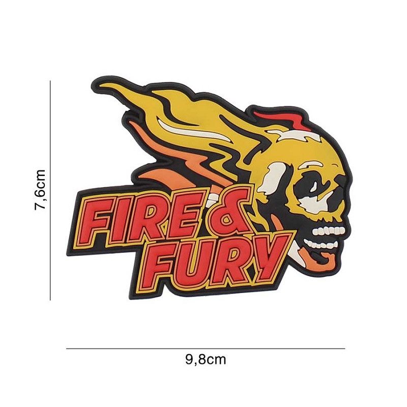 101 INC - Patch 3D PVC Fire &amp; Fury