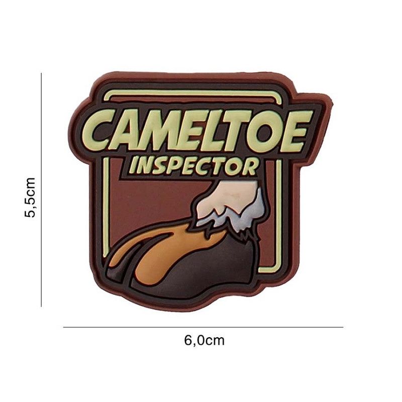 101 INC - Patch 3D PVC cameltoe inspector, Colour: Brown