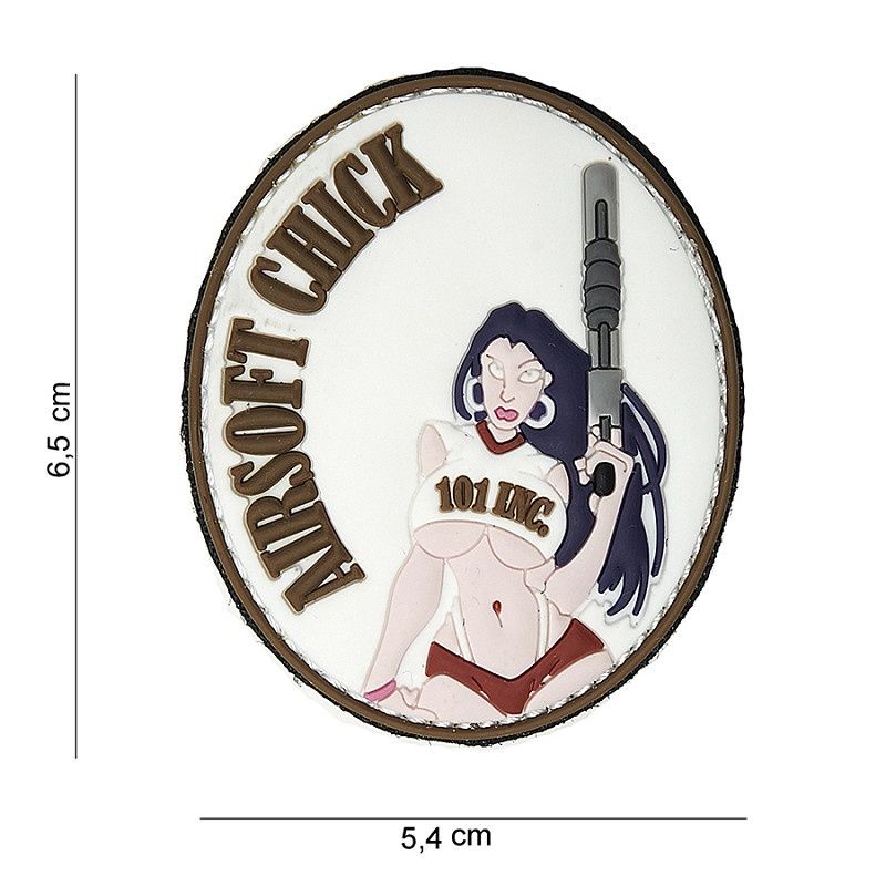 101 INC - Patch 3D PVC Airsoft chick