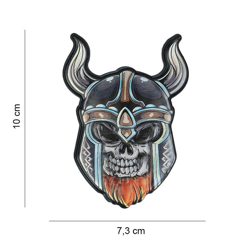 101 INC - Patch 3D UV Skull viking