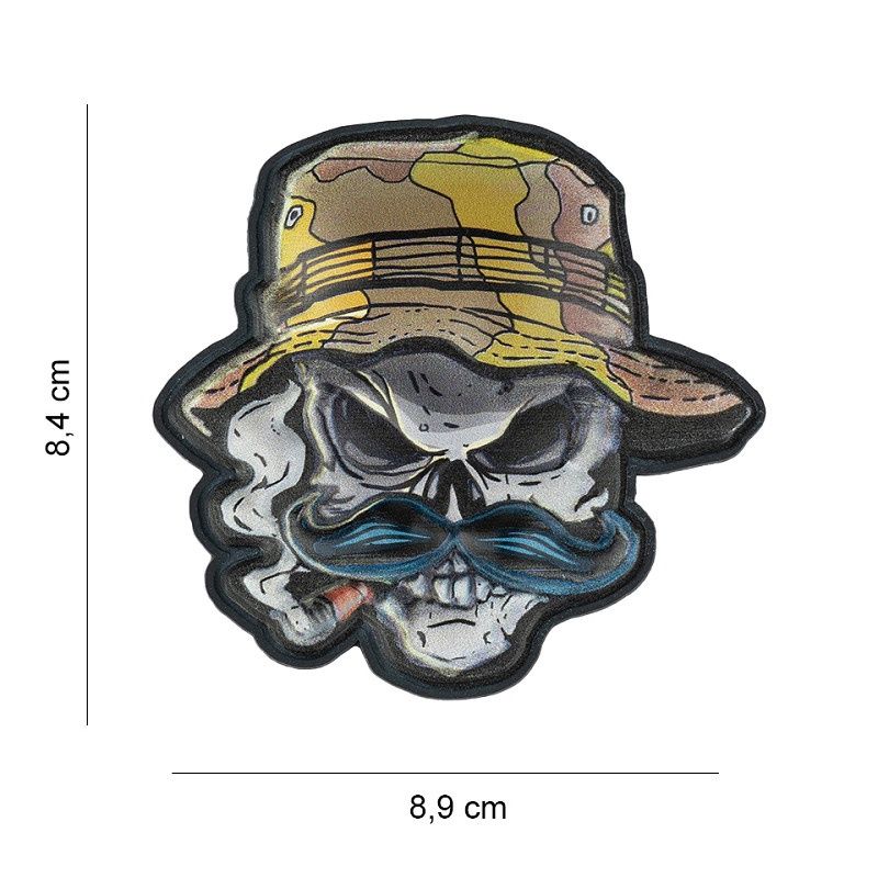 101 INC - Patch 3D UV Skull Bush ranger