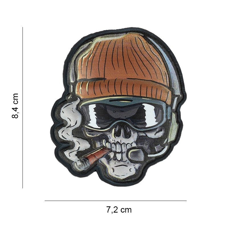 101 INC - Patch 3D UV Skull Beanie warrior