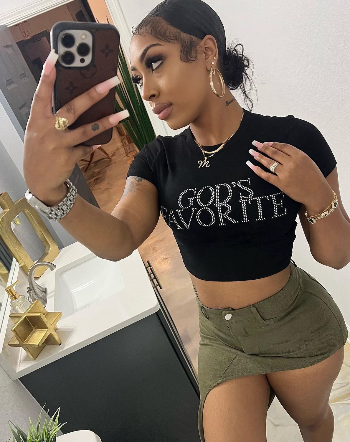 God’s Favorite- Crop Tee