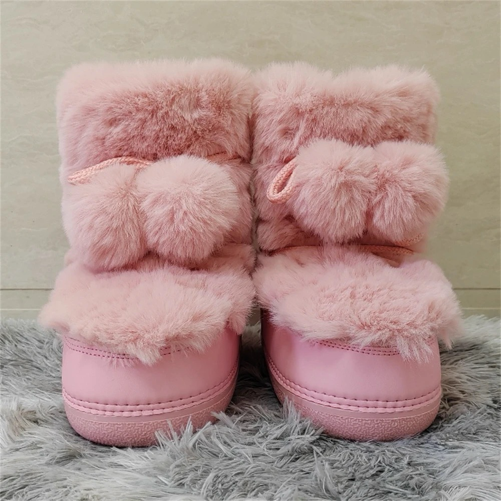 Cozy Cotton Candy Fluff Boots