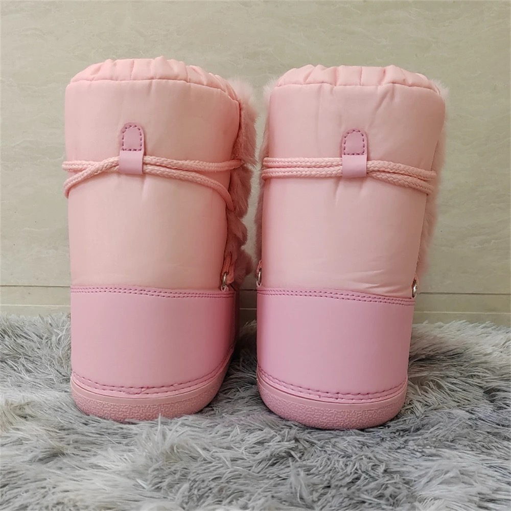 Cozy Cotton Candy Fluff Boots