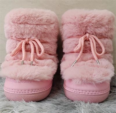 Cozy Cotton Candy Fluff Boots