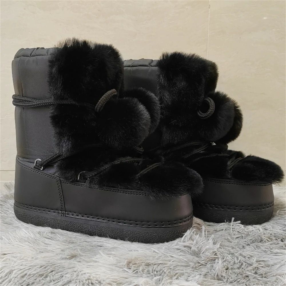 Midnight Dream Fluff Boots