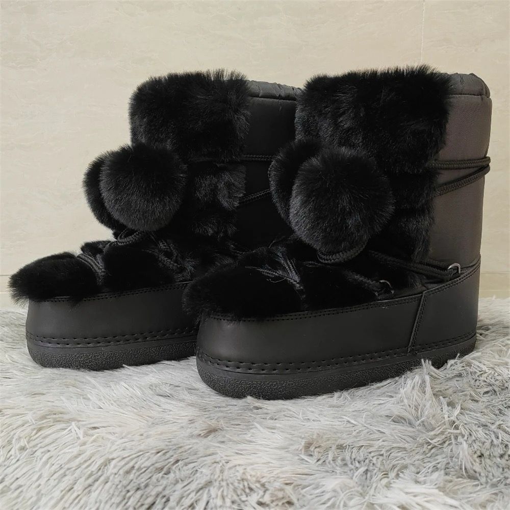 Midnight Dream Fluff Boots