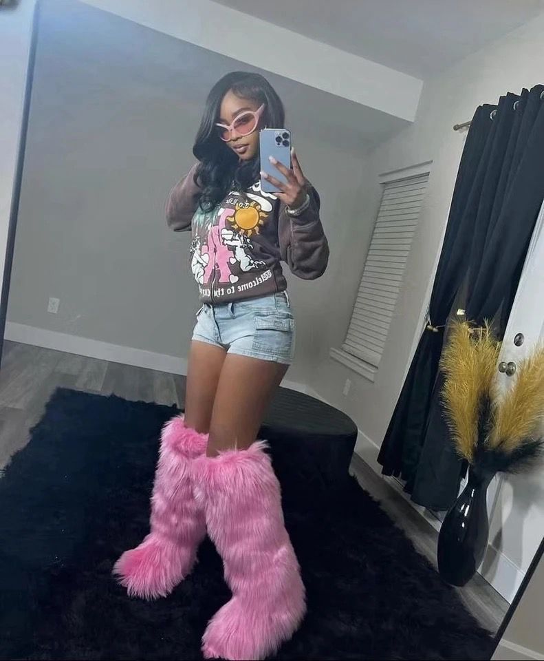 Furry Babe Boots