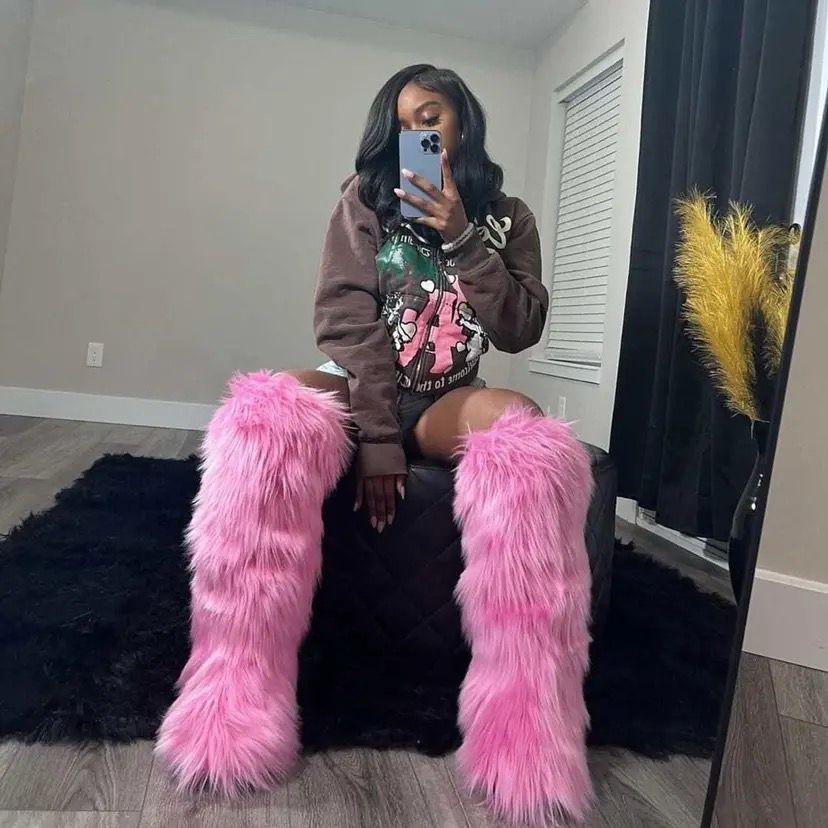 Furry Babe Boots