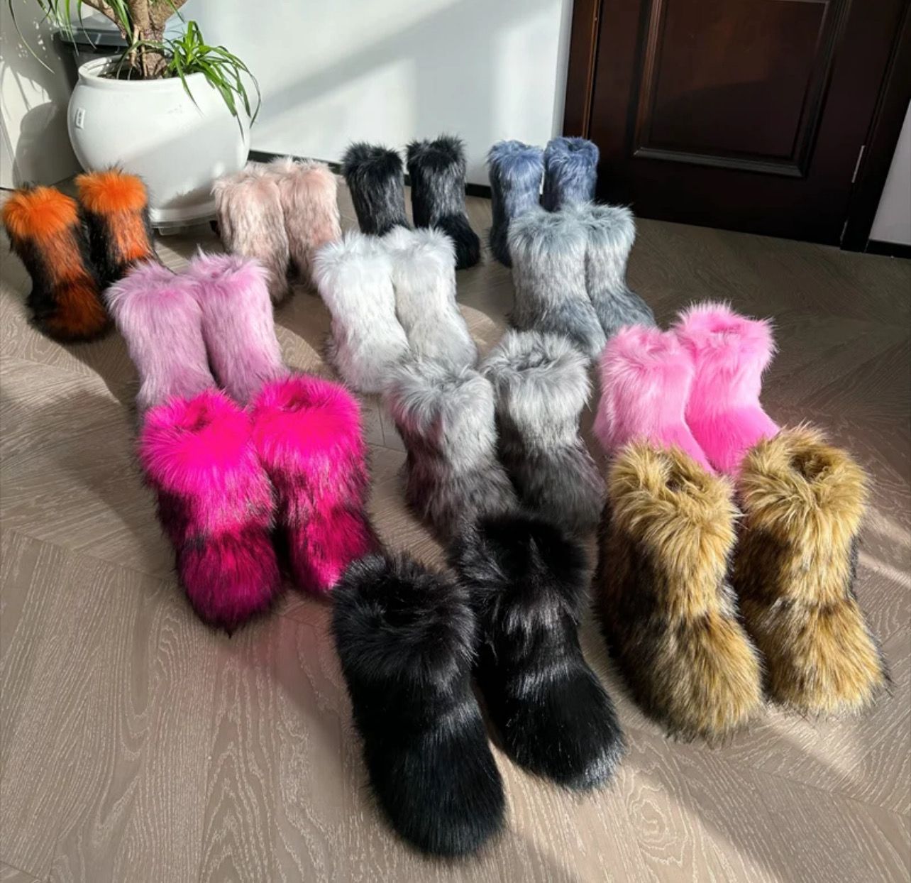 Furry Babe Boots
