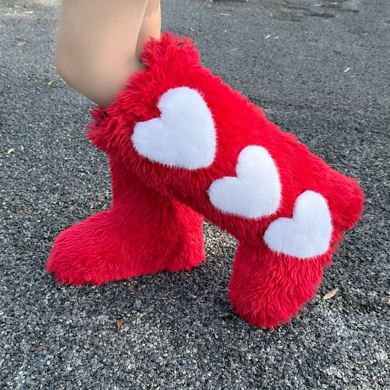Shimmer Heart Boots