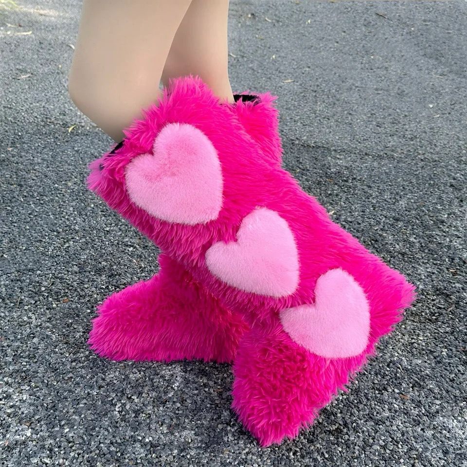 Shimmer Heart Boots