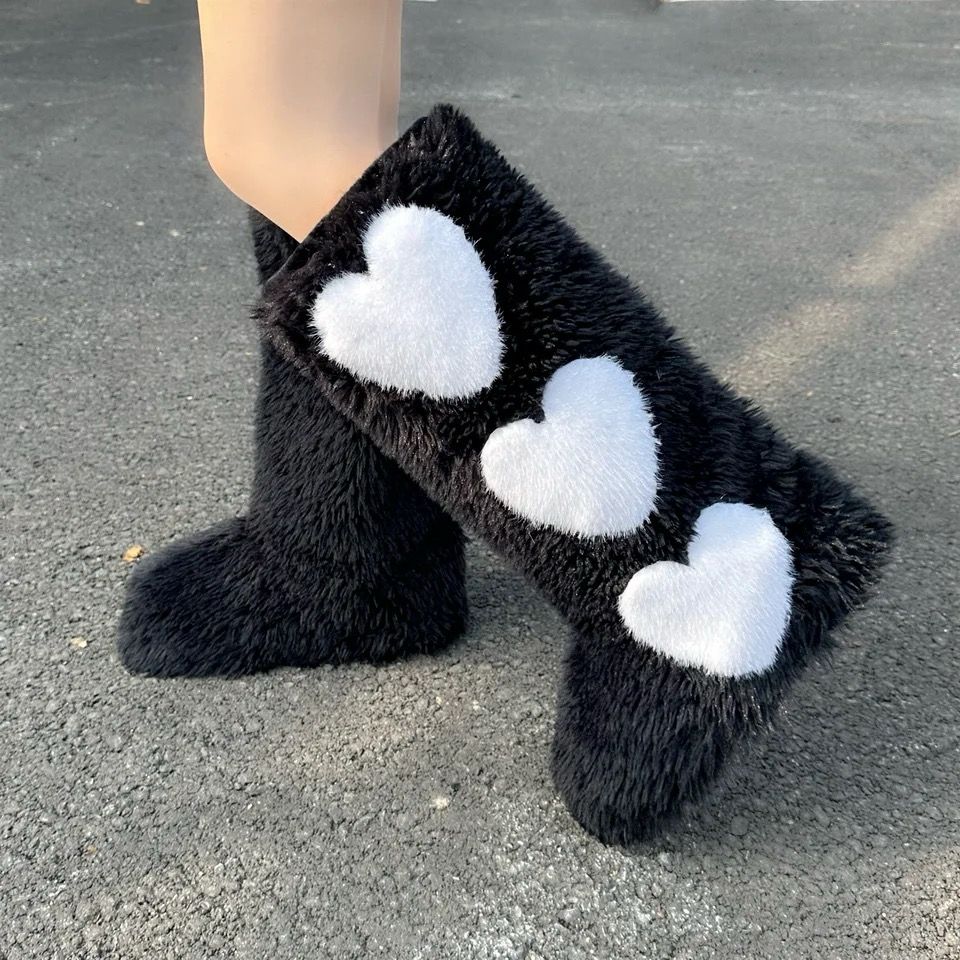 Shimmer Heart Boots