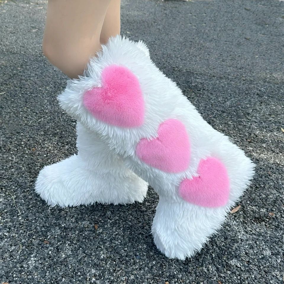 Shimmer Heart Boots