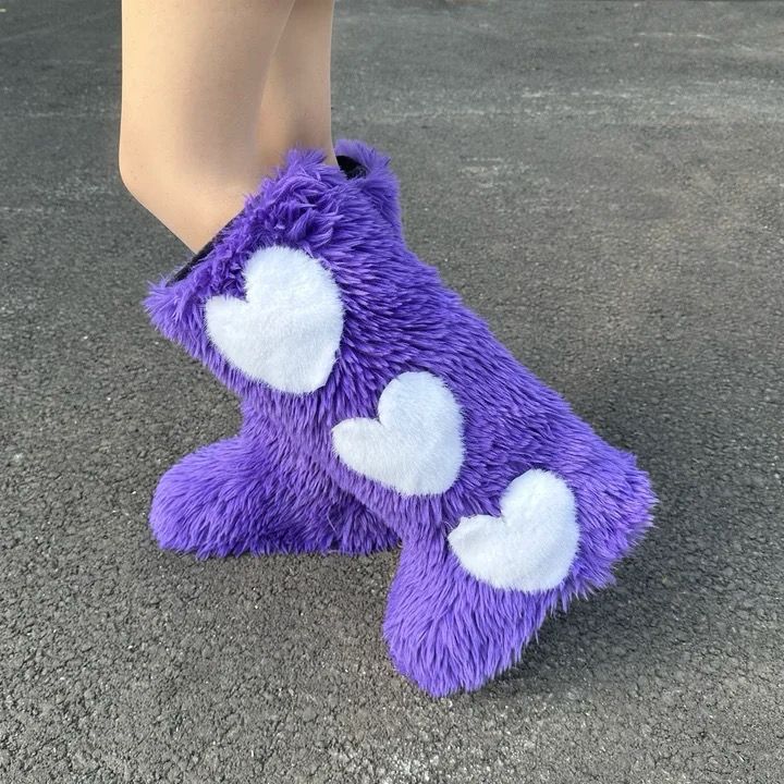 Shimmer Heart Boots