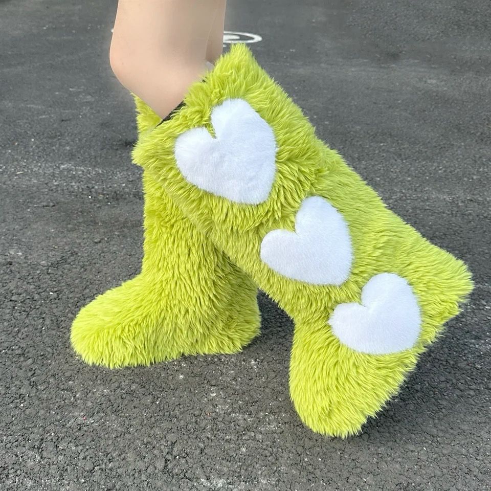 Shimmer Heart Boots