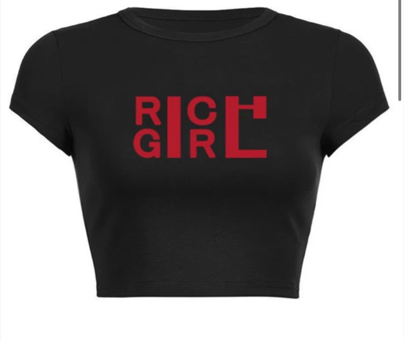 RICH GIRL CROP TOP